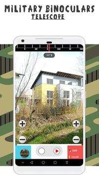 Military Binoculars Telescope: Camera Video screenshot 1