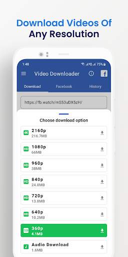 Descargar Videos de Facebook screenshot 3