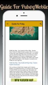 Guide For P U~B G~Mobile screenshot 3
