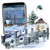Winter Snow Night Launcher Theme 1.0.1