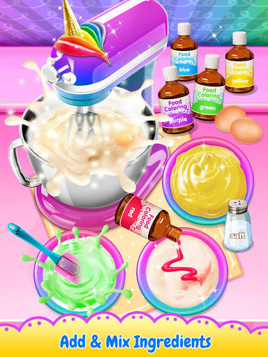 Unicorn Poop - Sweet Trendy Desserts Food Maker screenshot 1