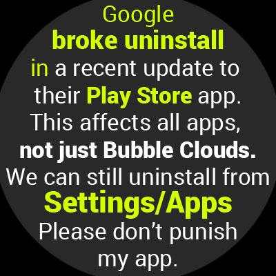 Bubble Cloud Tile Launcher Watch face (WearOS) screenshot 25