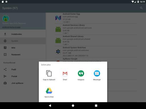 Gestionnaire d'applications système screenshot 24