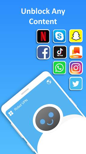 Robot VPN - Free VPN Proxy & Secure Wi-Fi screenshot 4