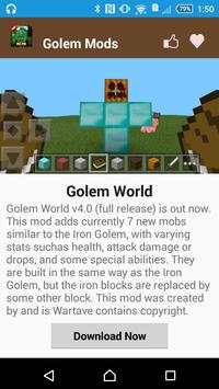 Golem Mod For MCPE. screenshot 3