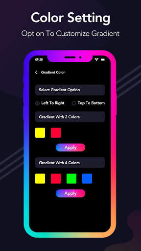 Edge Lighting Colors - Border Light Live Wallpaper screenshot 6