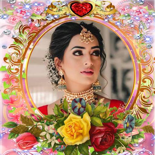 Lovely flower Photo Frame 1.9