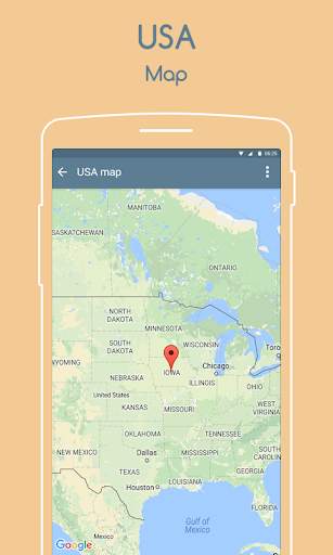 Map of USA скриншот 2