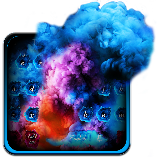 Colorful Smog Keyboard icon