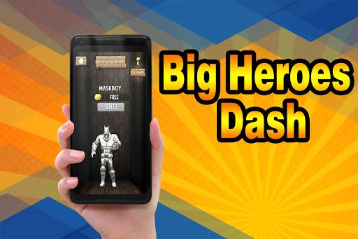 Big Heroes Dash - Endless Racing & Running Game скриншот 1