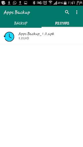 Apps Backup screenshot 1