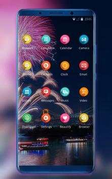 Shining night theme for moto p30 wallpaper screenshot 2