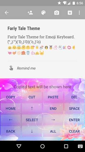 Fairy Tale Emoji Keyboard Skin screenshot 3