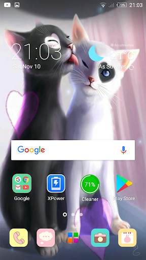 kawaii Unicorn Cats backgrounds-Girly Wallpapers screenshot 5