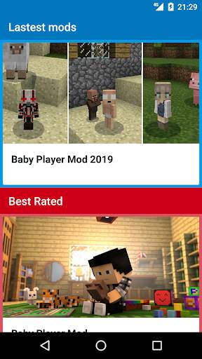 Baby Player Mod for MCPE screenshot 1