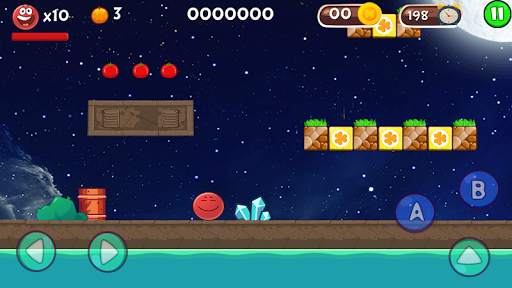 Red Hero 4: Ball Bounce Adventure ‏ screenshot 1