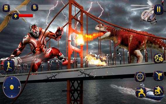 Wild Gorilla Transforming Robot: Dino Hunting Game screenshot 9