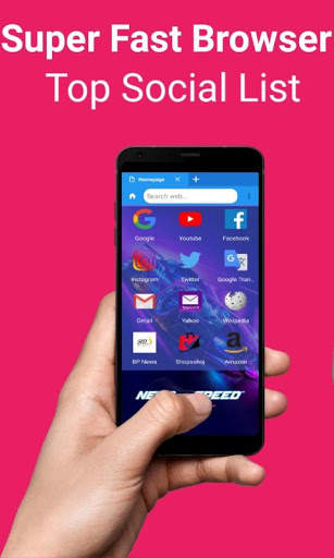 Super Fast Browser - Fast and Smart Explorar 2021 screenshot 1