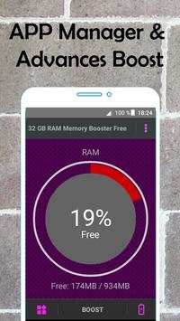 RAM Cleaner and Fast Booster - junk clean screenshot 1