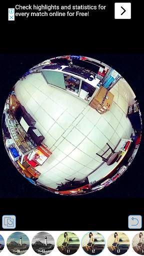 Camera Fisheye  - photo editor fisheye effect screenshot 2