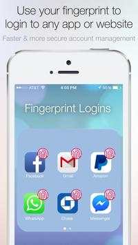 Fingerprint Password Manager PassKey App Lock Apps screenshot 1
