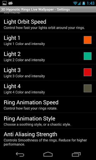 3D Hypnotic Spiral Rings FREE screenshot 2