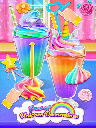 Unicorn Ice Cream Milkshake - Super Ice Drink screenshot 3