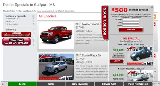 Allen Toyota screenshot 10