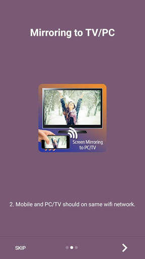 Screen mirroring Mobile to PC/TV 5 تصوير الشاشة