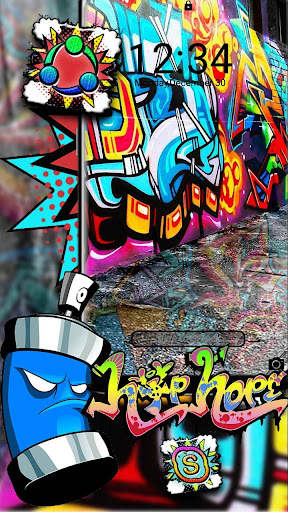 Street Graffiti Launcher Theme screenshot 5