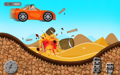 Speedy Hill Car Racing скриншот 9