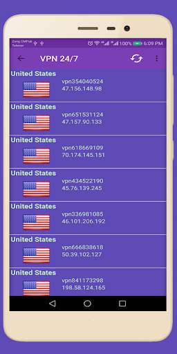 VPN 24/7 - Unlimited Free VPN screenshot 4