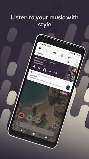 Material Notification Shade screenshot 1