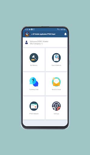 e-GP Mobile Application PPMO Nepal (Official) screenshot 2