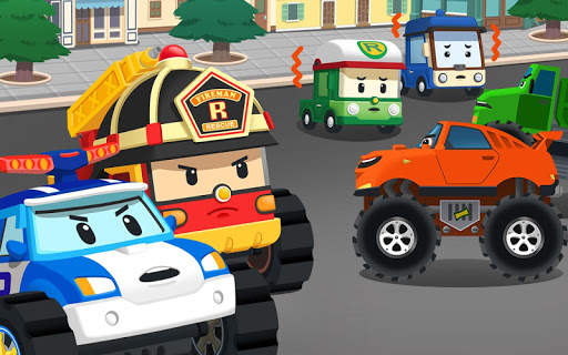 Robocar Poli Monster Truck Popular Game скриншот 1