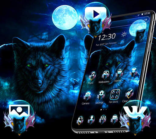 Night Wolf Theme screenshot 1