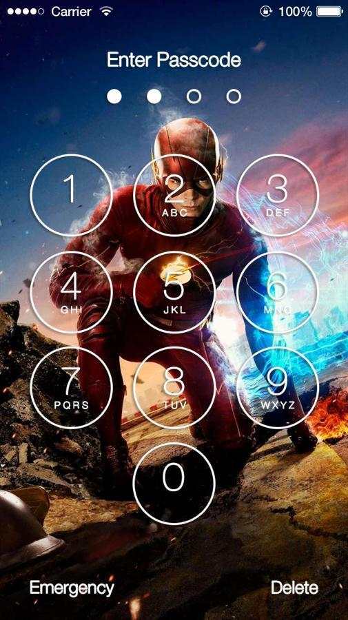 The Flash HD Lock Screen screenshot 2