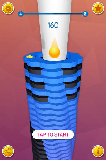 3D Stack Ball Blast - Helix Blast Crash screenshot 1