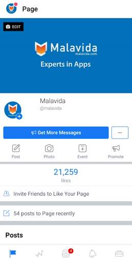 Pages Manager screenshot 2