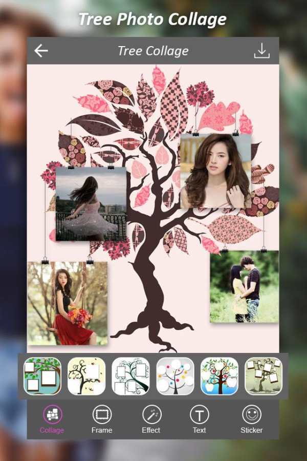 Tree Photo Collage Maker screenshot 1