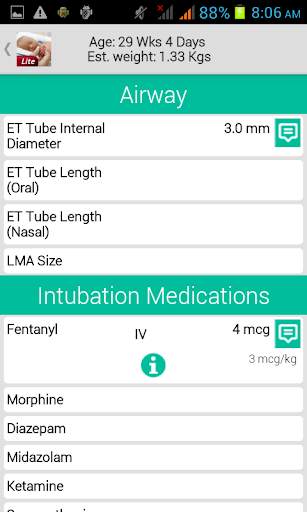 Neonatology Lite screenshot 2