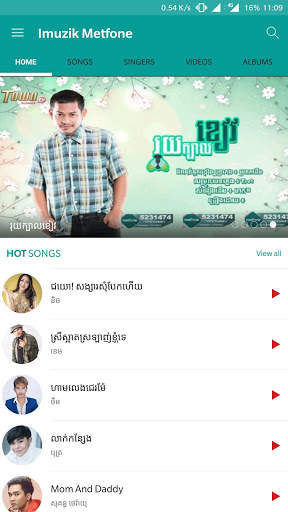 Imuzik Metfone screenshot 1
