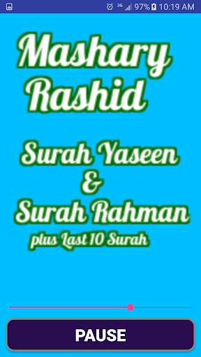 Mishary Rashid Surah Yasin & Surah Rahman Offline screenshot 2