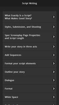 Script Writing : Film Screenplay screenshot 1