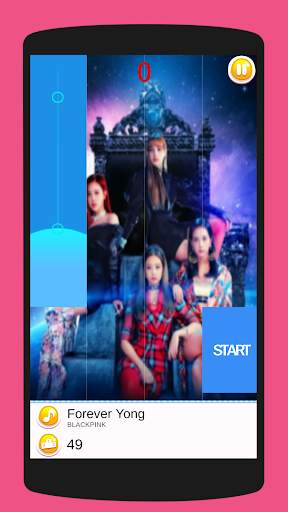 Black Pink Piano Tiles screenshot 2