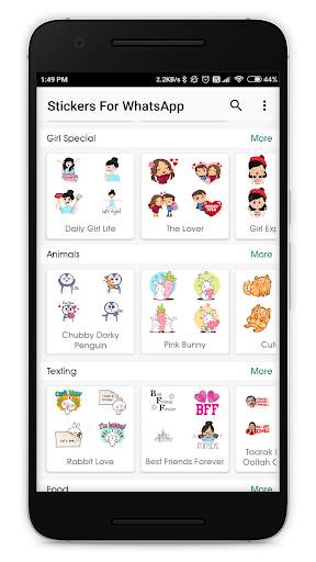 WAStickerApps - Love Stickers For WhatsApp screenshot 1