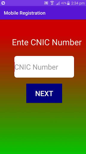 Mobile Registration System App for Prank screenshot 2