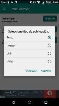 Autopost for Facebook screenshot 3