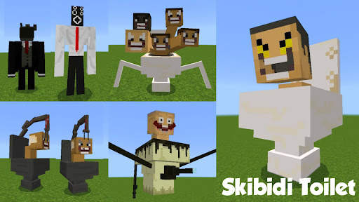 Skibidi Toilet mods Minecraft screenshot 1
