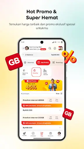 myIM3: Beli Pulsa & Cek Kuota screenshot 6